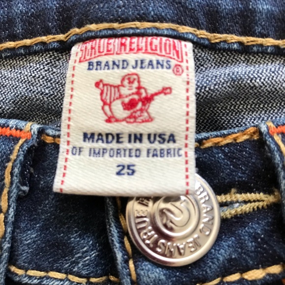True Religion Rainbow Becky Jeans EUC - Picture 15 of 16